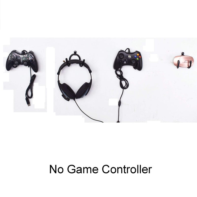 YYST Mini Flexible Wall Mount Holder Rack Organizer Compatible with PS3/PS4/PS5/Xbox 360/Xbox One/S/X/Elite/Series S/Series X Controller, Pro Controller - 4/PK- No Game Controller - Image 4